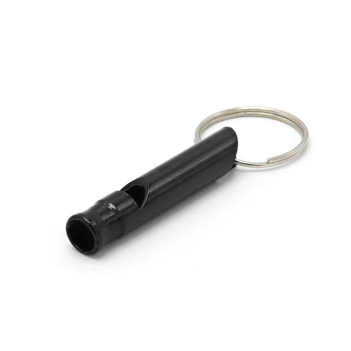 Manufacturer wholesale outdoor aluminum alloy whistle outdoor survival fire referee lifesaving whistle fire training trumpet whistle