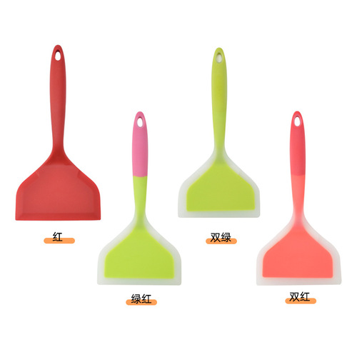 Silicone tamagoyaki spatula silicone wide mouth frying spatula translucent tamagoyaki spatula kitchen tools cooking spatula