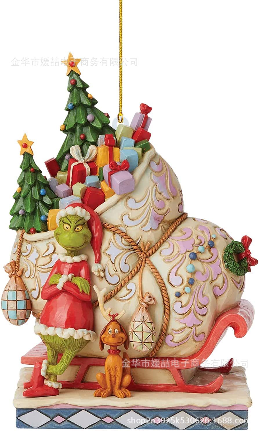 2022 nuevos productos transfronterizos colgantes de Navidad colgantes de decoración del hogar colgantes de automóviles espejos retrovisores colgantes de mochila árbol de Navidad image 7