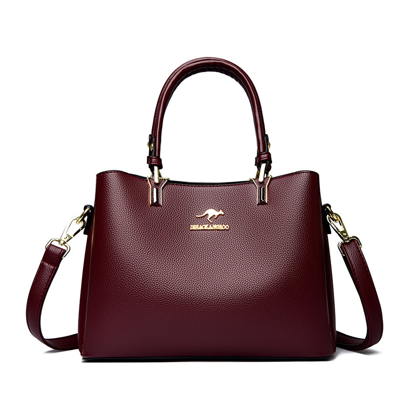 2026 Spring Vintage Fashion Soft Leather Designer Women's Bag High-Quality Shoulder Bag Luxurious Large Capacity Handbag for Ladies
