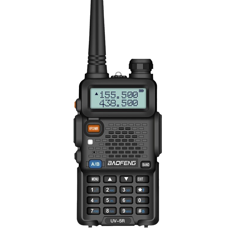 Двусторонний радиопередатчик (Baofeng) UV-5R — портативный дуплекс на две частоты с высоким уровнем мощности, USB-зарядка