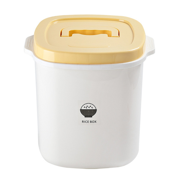Sealed rice bucket plastic moisture-proof insect-proof metering rice…
