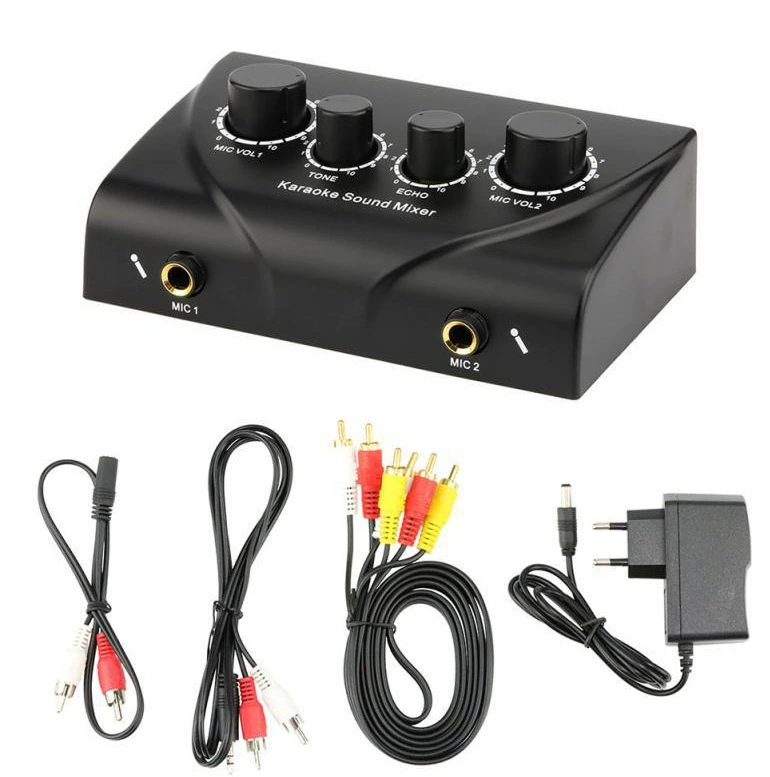 Karaoke усилитель предуровневый караоке домашний эффект микшер маленький микшер микшер микшер микшер микшер микшер