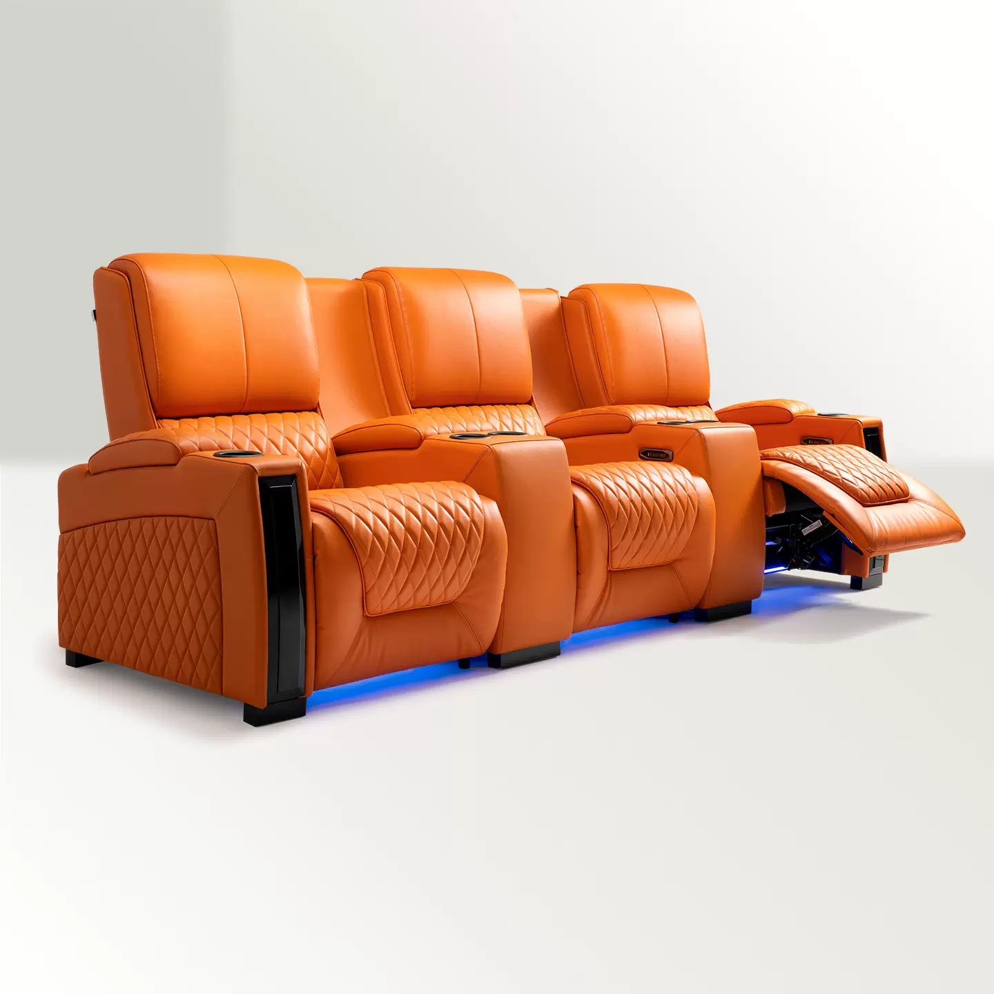 别墅影视厅多功能电动轻奢躺座椅私人会所高端影音室家庭影院沙发