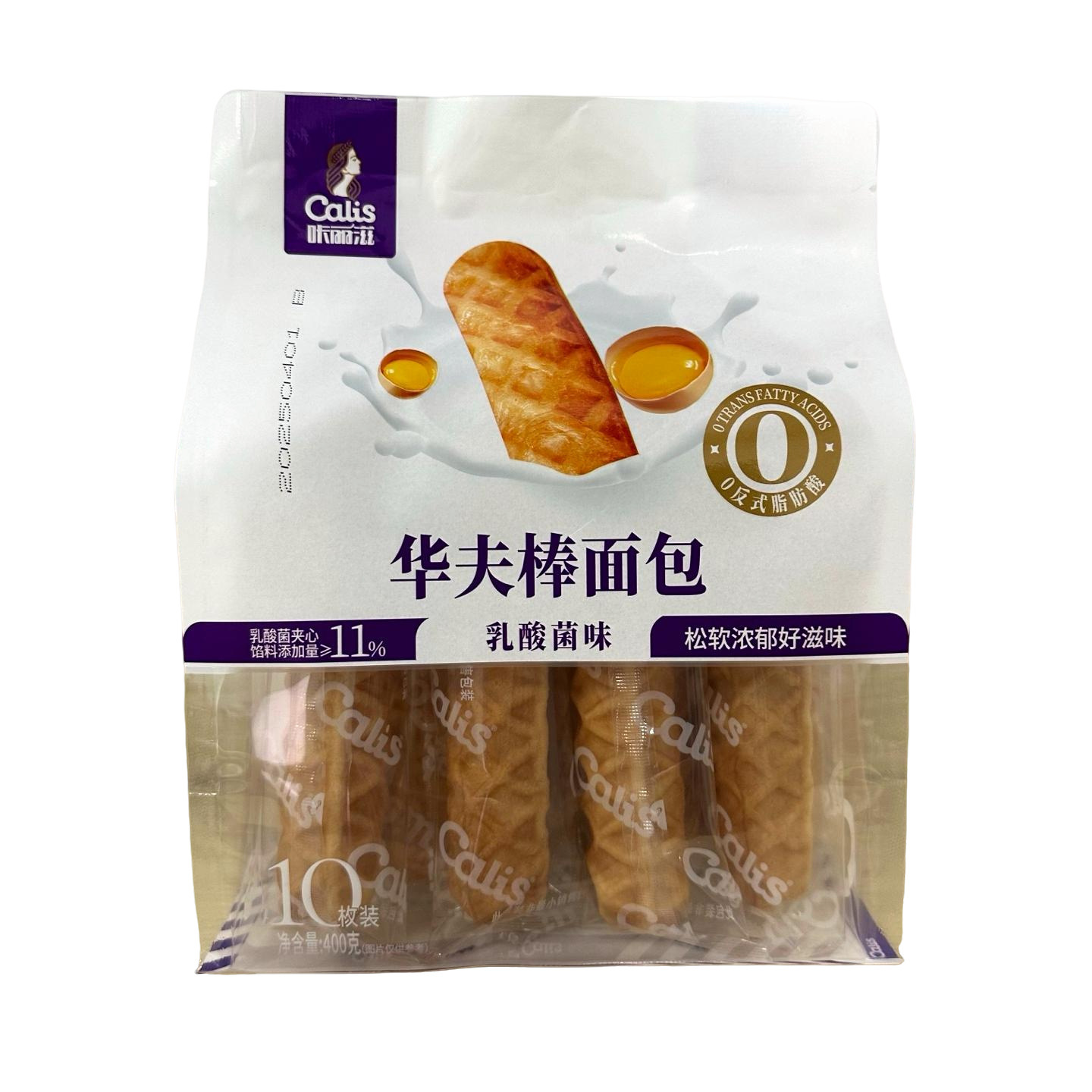 칼리지 와플스틱빵 유산균맛 400g