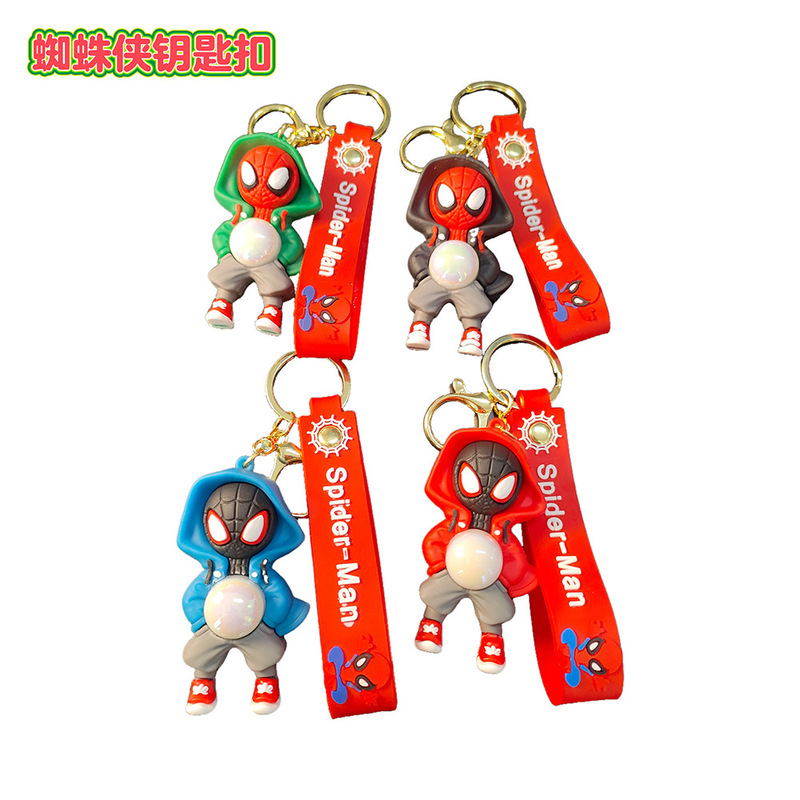 Little Princess Key Chain Spiderman Key Chain Marvel Super Hero Key Chain 2024 New
