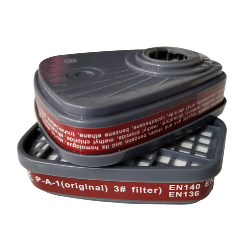 6001CN Anti-toxic Activated Carbon Filter Box, Anti-toxic Box 5N11 Trapezoid Filter Fabric, 6200 Anti-toxic Mask Accessories