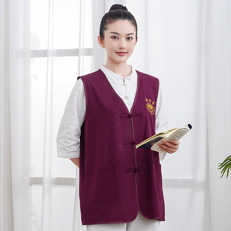 Храм волонтер жилет храм волонтер волонтер рабочая одежда мужчины и женщины льняные жилеты с логотипом