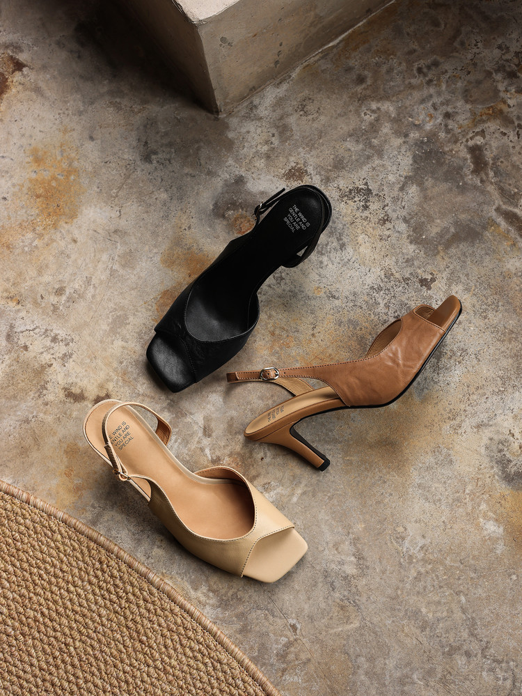 CHIKO Enya Peep Toe Stiletto Slingback Shoes - Chiko Shoes