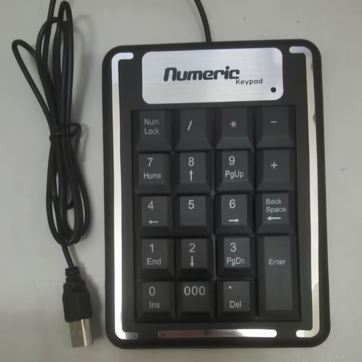 工場直売の銀辺の数字のキーボードのレジは小さいキーボードのスキャンの数字のキーボードの卸売りのクロスボーダーを支払います。