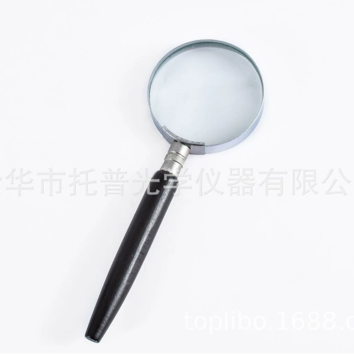 Фабрика прямой деревянной ручкой увеличительное стекло Половина металла увеличительное стекло металлический каркас увеличительное стекло ручной увеличительное стекло