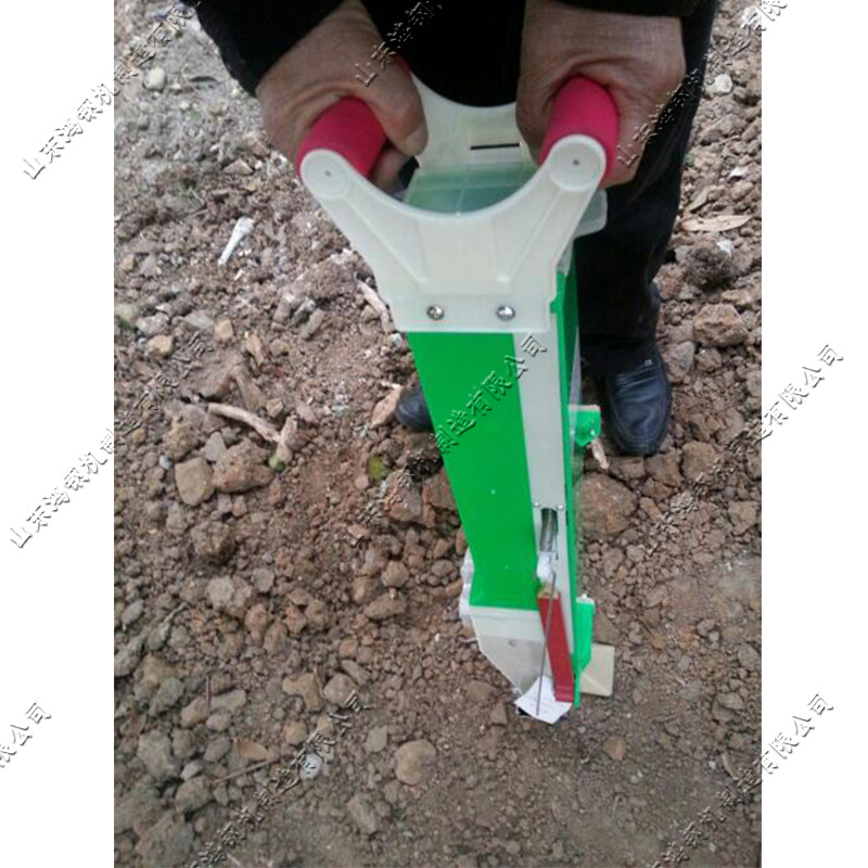 手提式粮食播种机器 玉米花生小麦大豆点播机 小型农用种子施肥机