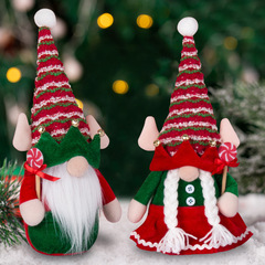 クリスマスの顔のない人形のルドルフサンタクロースのぬいぐるみのクリスマスプレゼントの置物のメーカーは直接販売します。