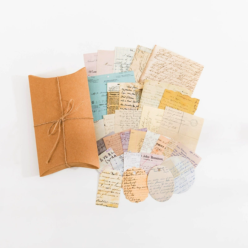 Cross -border Mo Mo Material Bags Retro Collection Room серия гриб-бабочка Ежемесячный DIY постер 30 листов