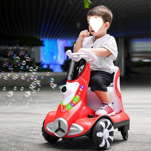 Children's Electric Car Bubble Car Balance Boy and Girl Remote Control Toy Car Can Sit on Baby Baby Four-Wheel Drift Car
