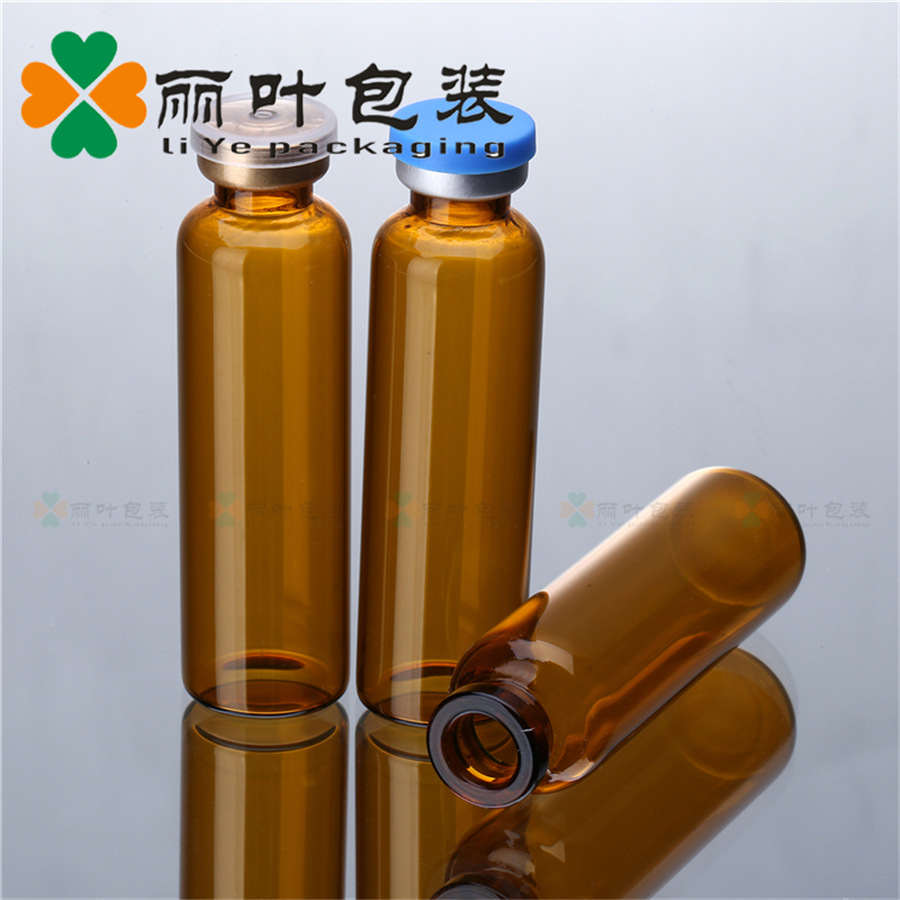 厂家直供10ml棕色A型口服液瓶 13口茶色管制瓶保健药液玻璃食用瓶