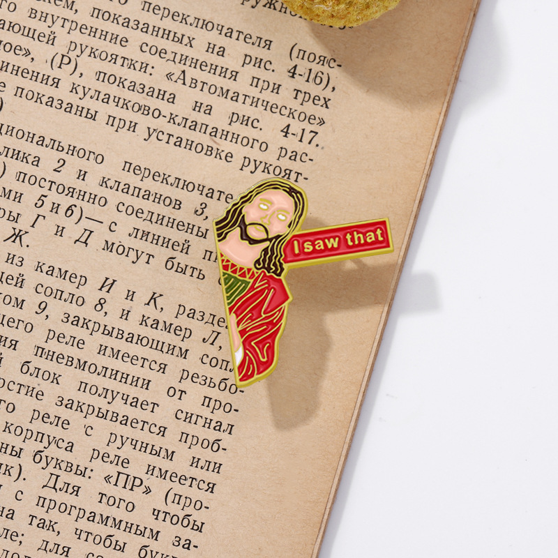 Plating Design Fashion Pin Cartoon Character Alloy Plating Unisex Brooches