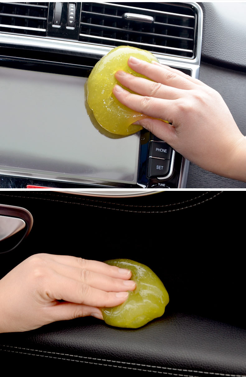 Car Sticky Interior Dust Removal Mud Car Washing Dust Artifact Multifunctional Cleaning Soft Rubber Ball Sticky Car