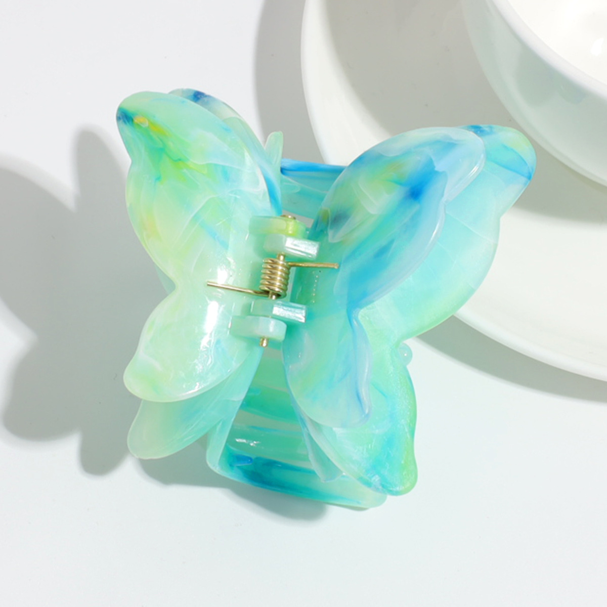Simple Style, Classic Style Style Women's Simple Style Classic Style Butterfly Plastic Resin Butterfly Hair Claws
