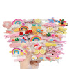 Children's hair accessory for princess, cute set, hairpins, cartoon hairgrip, flowered, internet celebrity