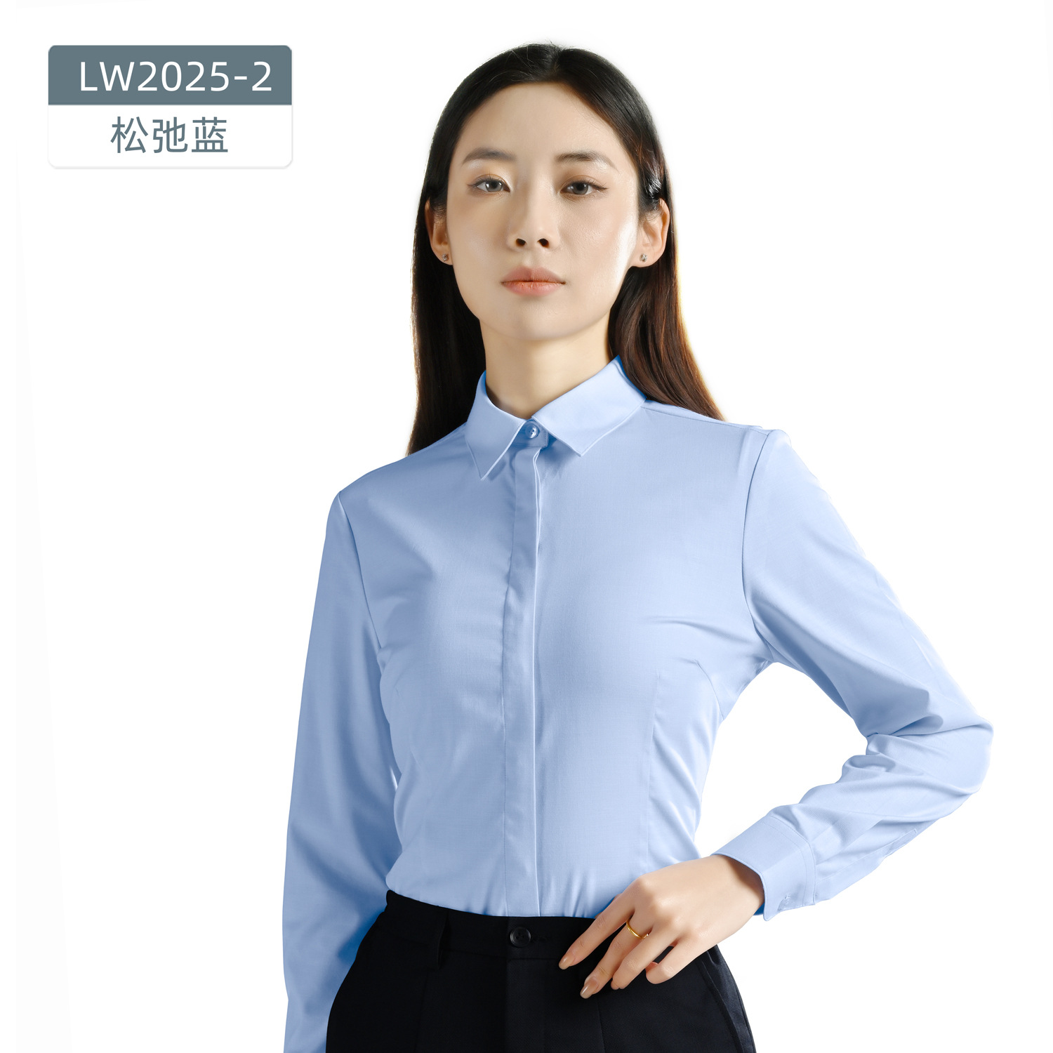 Tres camisas de fibra de bambú de mujeres de mangas cortas sin quemar el trabajo de la propiedad de viajes de la unidad de herramientas de ropa de vestir profesional para comprar camisas image 14