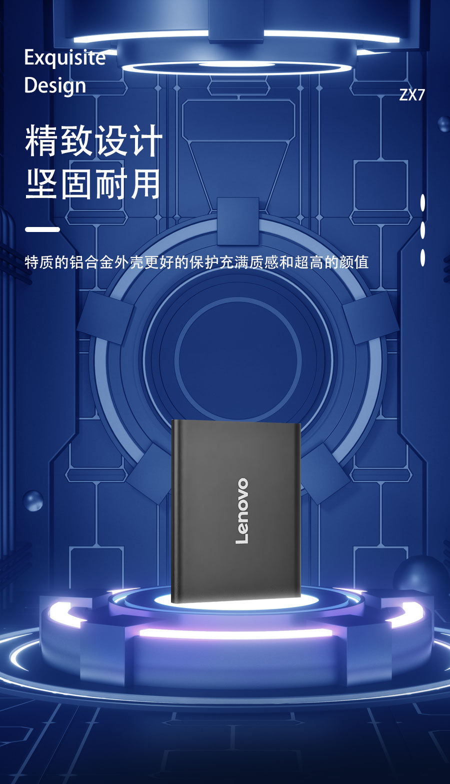 Lenovo Solid-State Drive Suitable for Nezha, Trumpchi, and Aito Dash Cams, Large-Capacity Portable USB Ultra-Thin Hard Drive