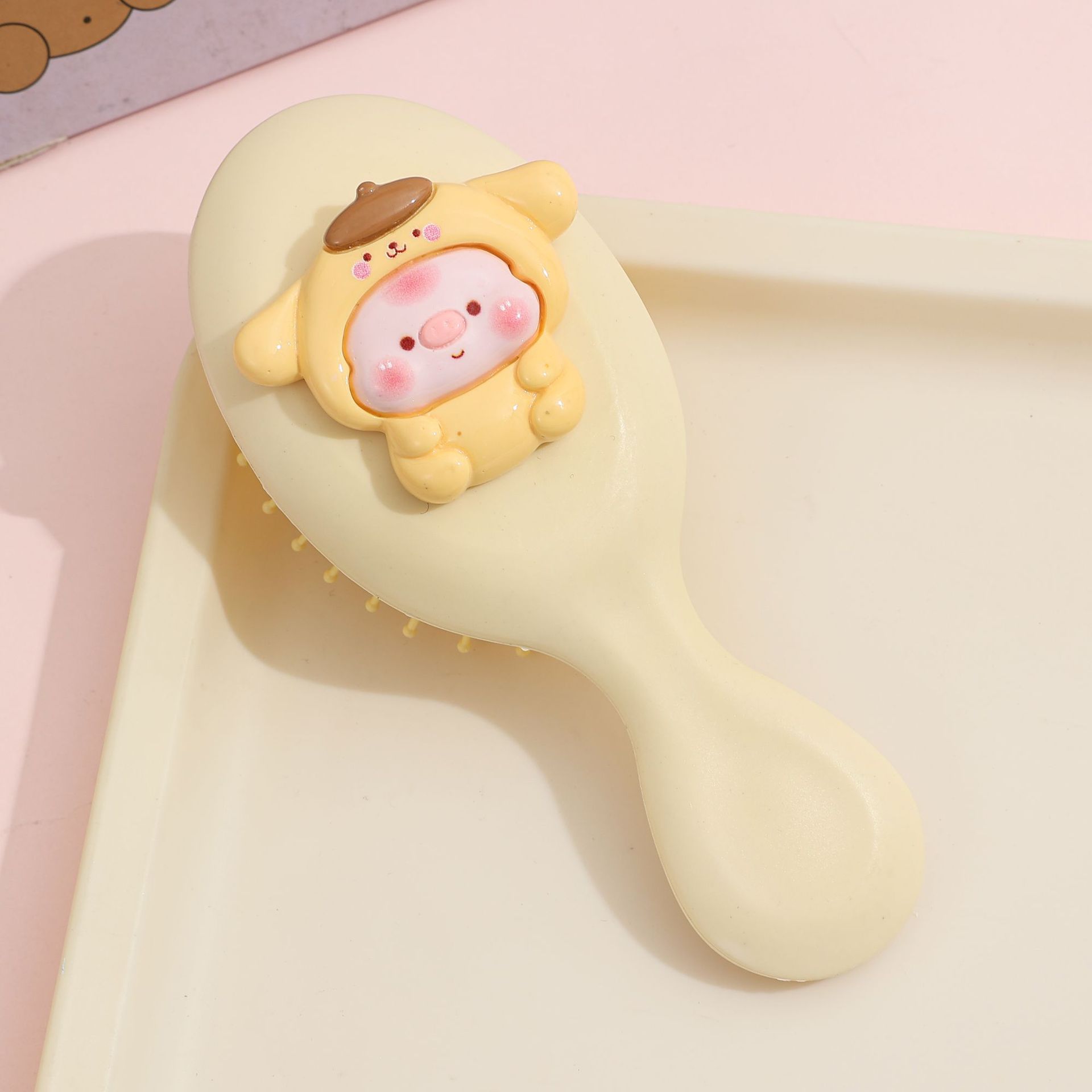 Yellow dog pig
