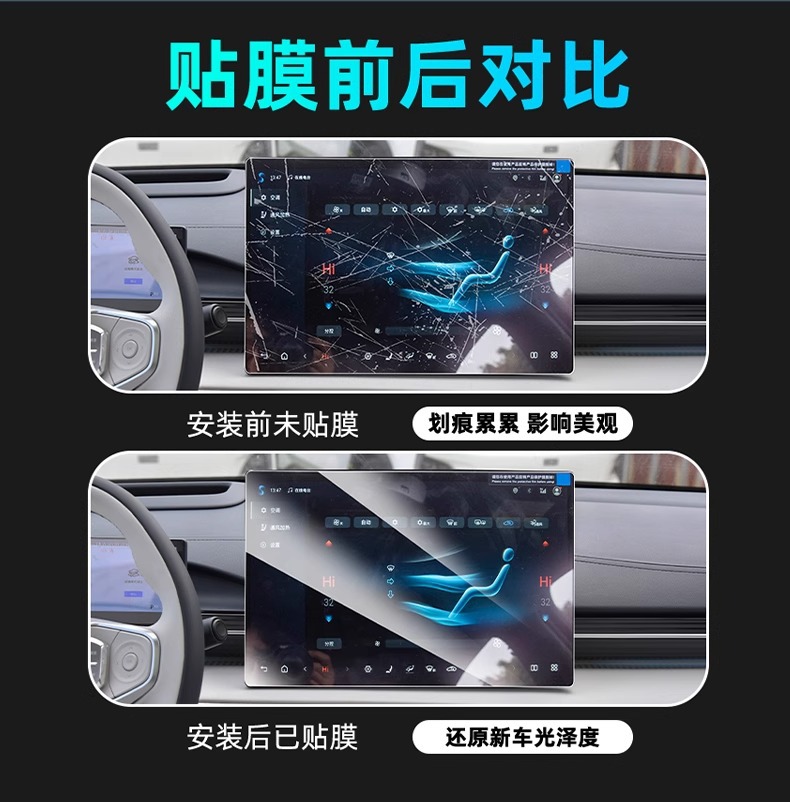 25 Gac Trumpchi M8 Master Legend Master Rear Armrest Protective Film Central Control Navigation Screen Tempered Film