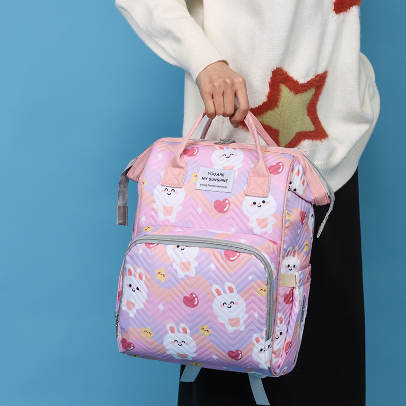 輕便媽咪包多功能大容量儲奶寶媽收納包便攜式保溫媽媽雙肩母嬰包