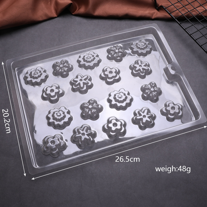(Cross-border trading), square acrylic creative mold, ice cubes, flowered