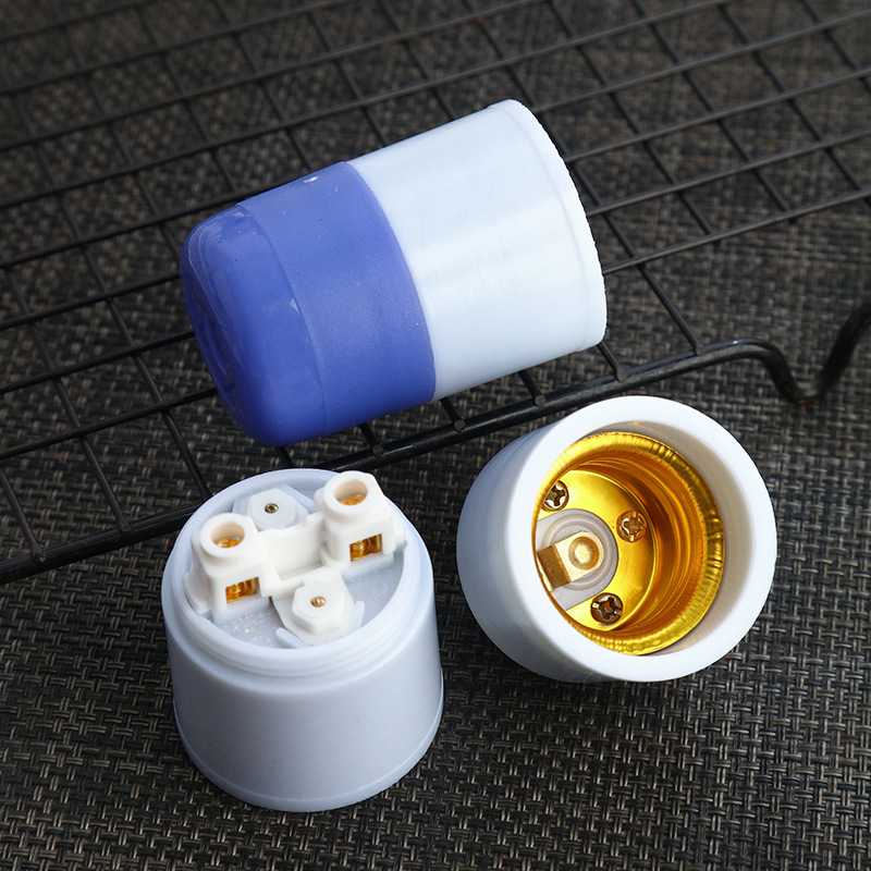 信达泰E27纯铜螺口接线灯头悬吊式LED铜柱平灯座大功率纯铜灯头