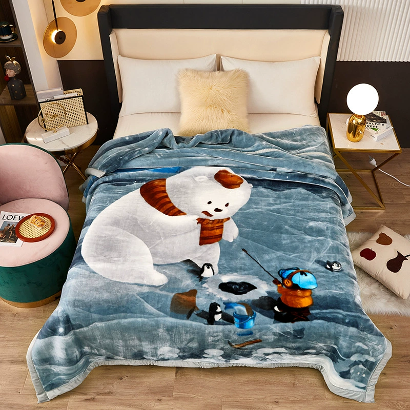 Winter duvet, coral sofa for sleep, increased thickness