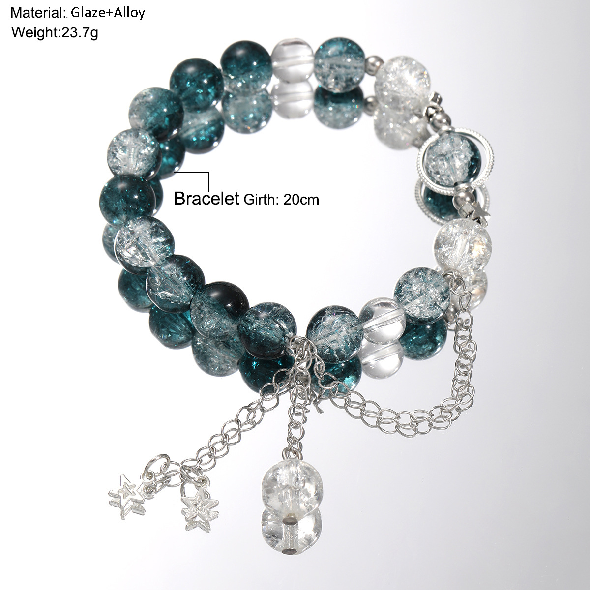 Explosions High-end Creative Coloured Glaze Butterfly Beaded Bracelet Ins Niche Light Luxury Bracelet Female Girlfriend Gift_voghion.com