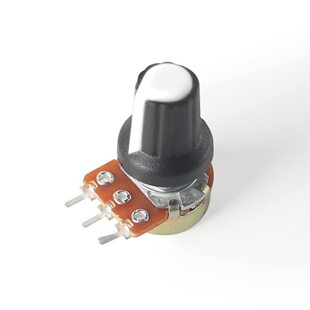 WH148 adjustable potentiometer knob cap with switch tripod B10K short handle 15mm Electronic Components configuration sheet