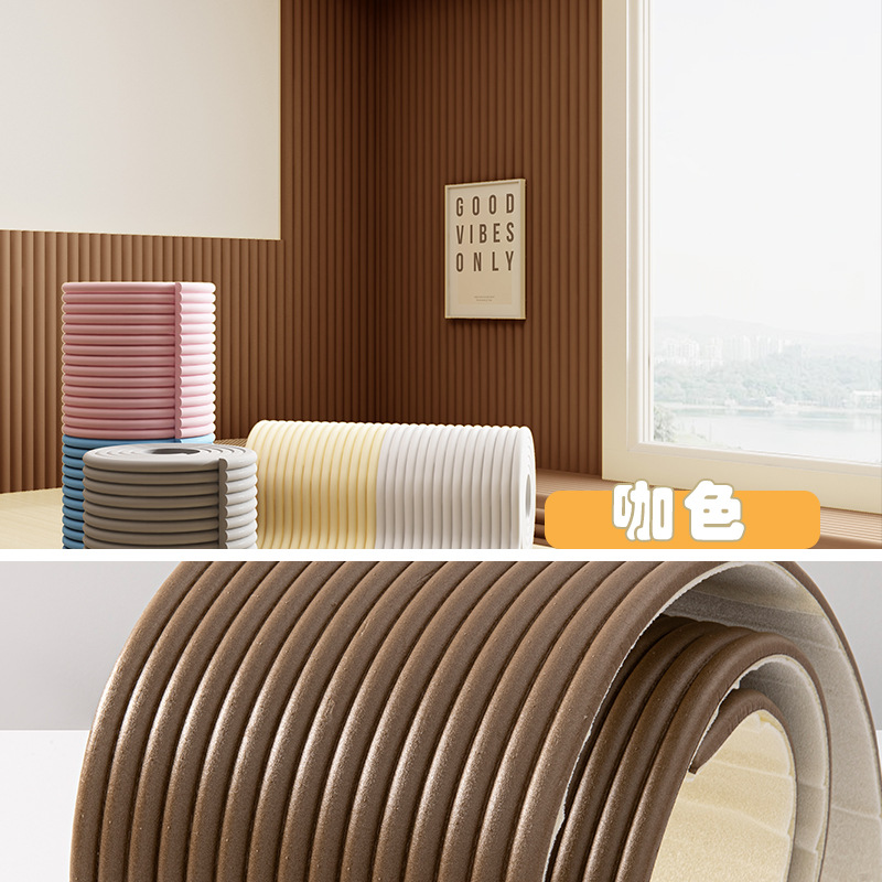 두꺼운 충돌 방지 스트립 갈색(두께 2m /20cm/1cm)