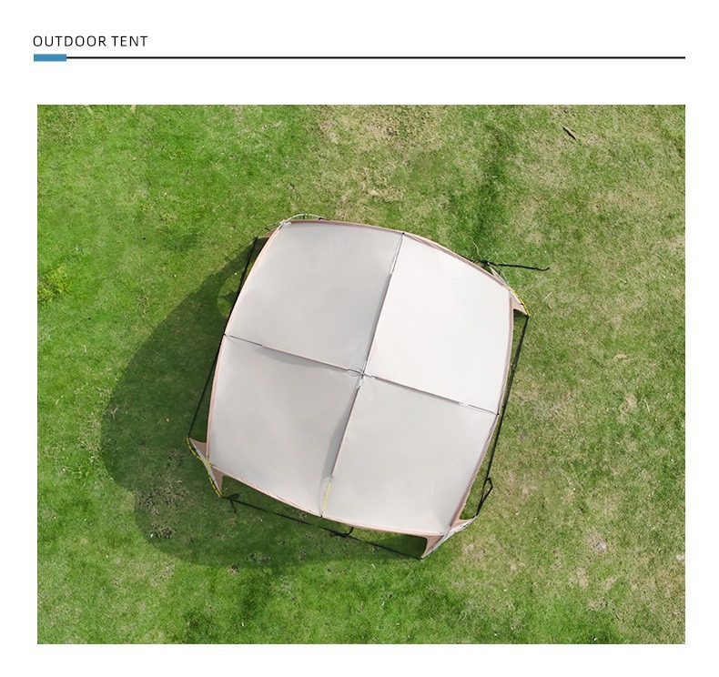 Dome Canopy Tent Outdoor Dome Door Curtain Yurt Windproof and Rainproof Awning Camp Large Tent