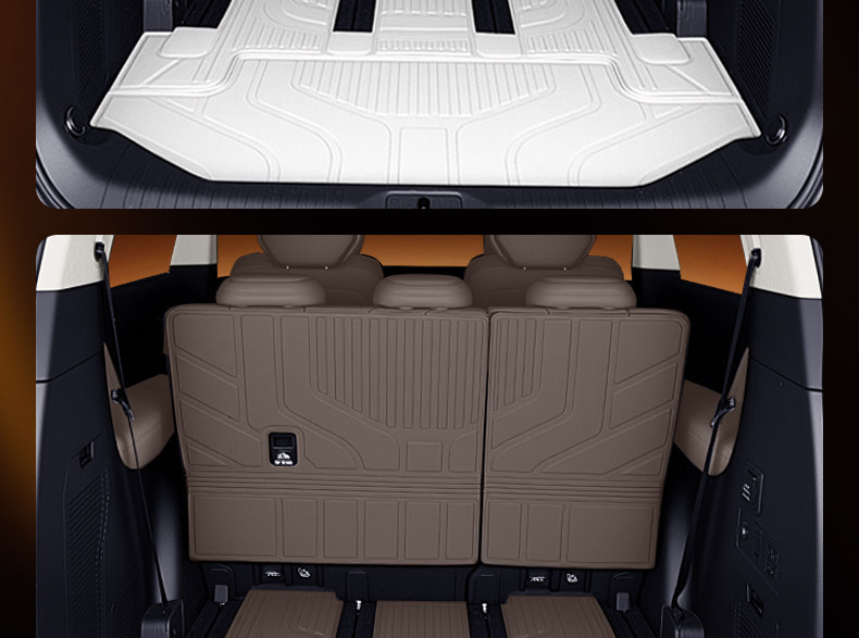Suitable for 26 Models of Xpeng X9 Extended-Range Version, Tpe Car Trunk Mat, Car Modification Accessories, Foot Mat, Trunk Mat Supplies