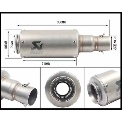 Exhaust pipe | for NK250, CFMOTO, Huanglong