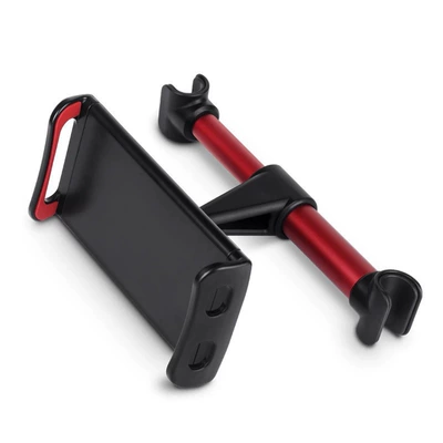 Car Rear Seat Bracket, Retractable: Car phone holder - third-generation-red-aluminum-alloy-crossbar-universal-for-mobile-phones-and-tablets