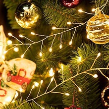 Q 63922 Copper Wire Firecracker Star String Lights �~�z����