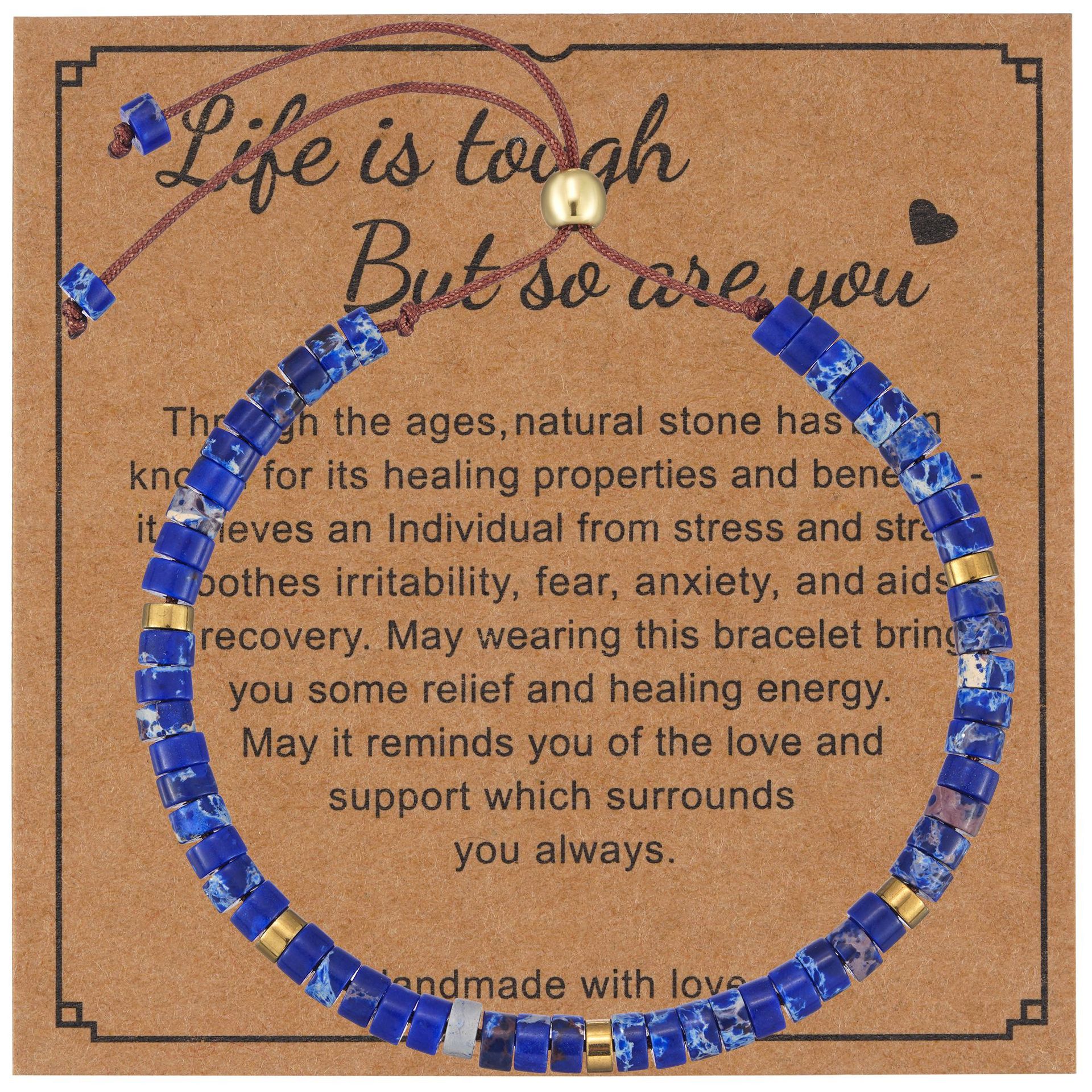 Lapis Lazuli Imperial Stone Card Bracelet 1