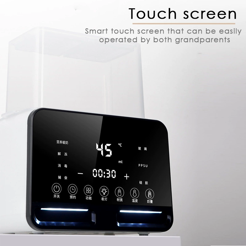Заводская оптовая продажа молочного нагревателя термостат молочный тепловой нагреватель 2-в-1 подогрев молока стерилизация
