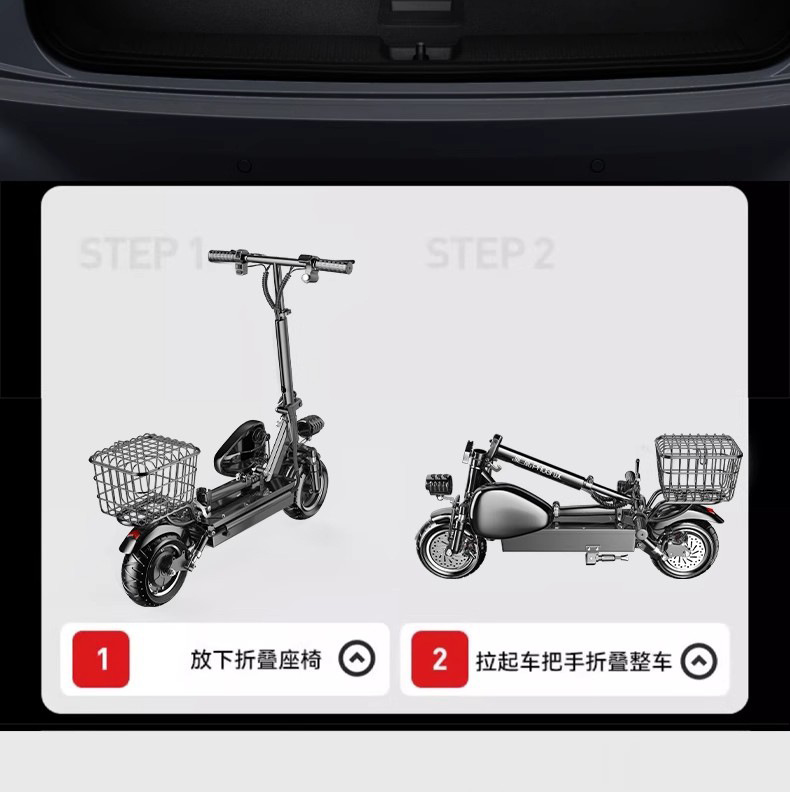 10-inch foldable electric scooter, small mini scooter, adult electric vehicle for transportation