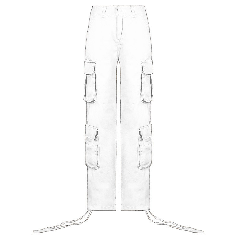 American Street overol verano de las mujeres 2022 transfronteriza europea y americana Vibe estilo nuevo funcional sueltos pantalones casuales mujeres