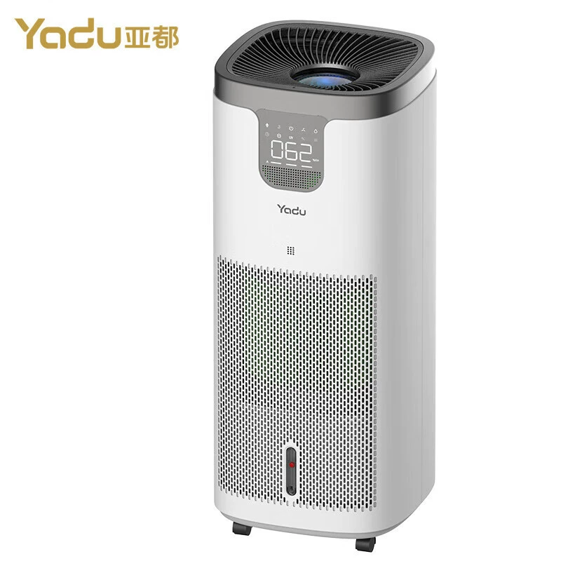 Бездымный увлажнитель AYD SZM1500-TP9S — увлажнение и очистка в одном, УФ-стерилизация + ионы серебра, светлый белый тон