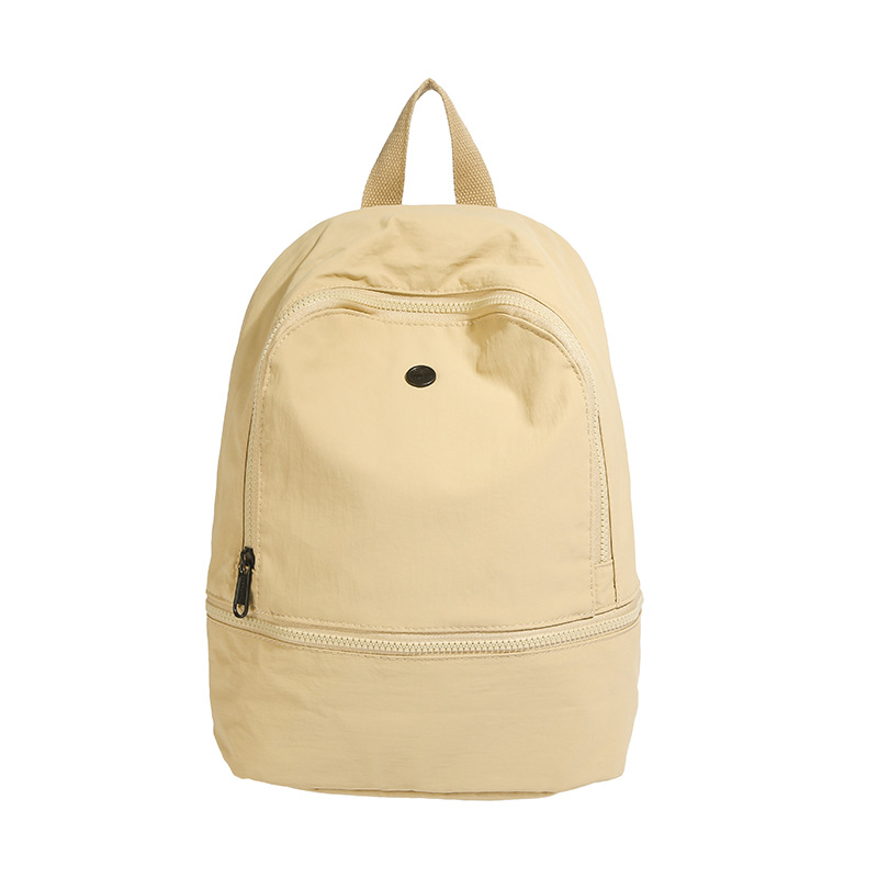 2025 nueva mochila para niños, color sólido simple, mochila de gran capacidad para niños y niñas