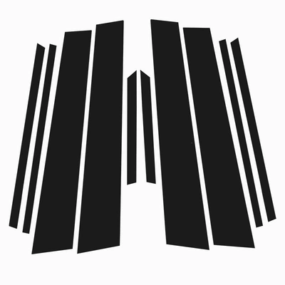center pillar stickers, Şüşə kənarı xromları/moldingləri