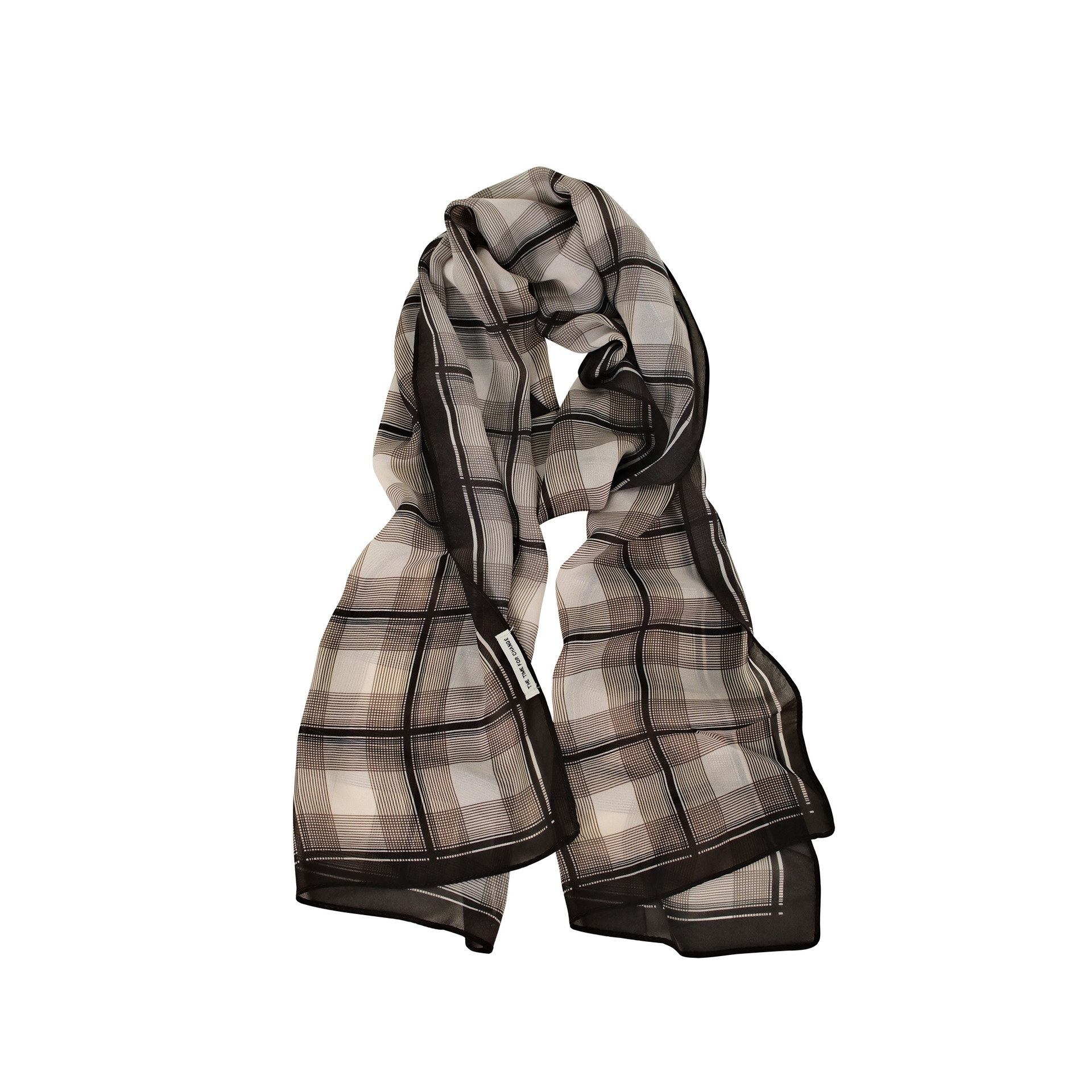 Sciarpa di seta chiffon nuova autunno 2025, leggera e sottile, sciarpa francese, protezione solare, foulard, cintura decorativa_voghion.com