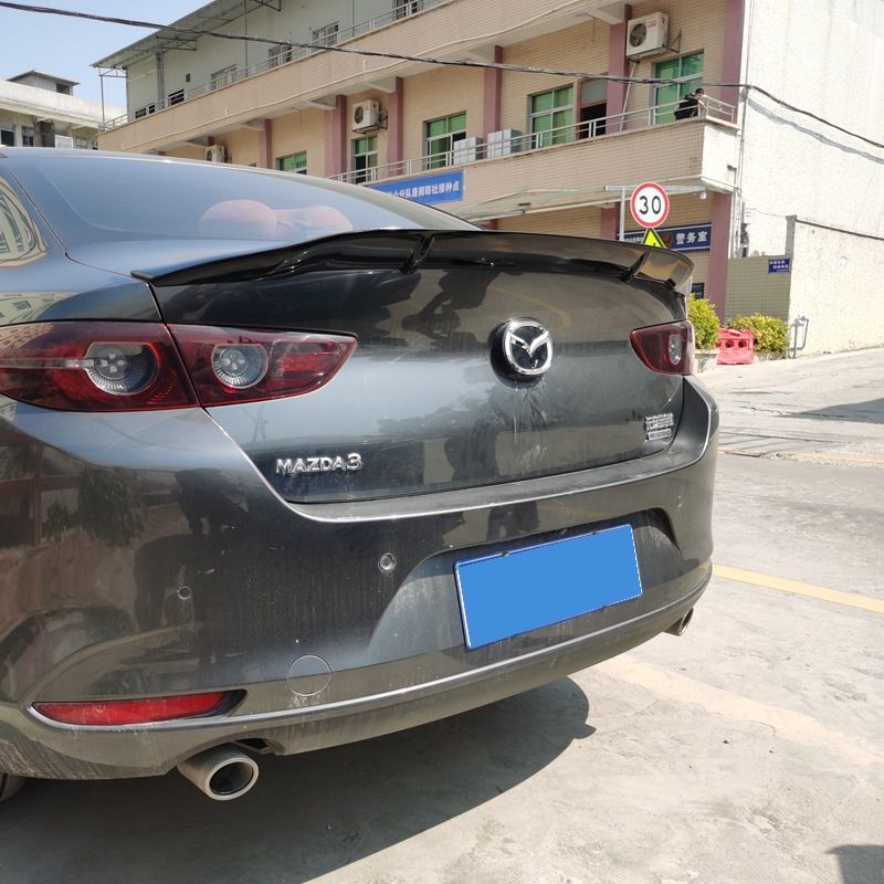 Suitable for 2020-2024 Mazda 3 Next Generation Rear Wing New Angkesela Modified R Style Fixed Wing