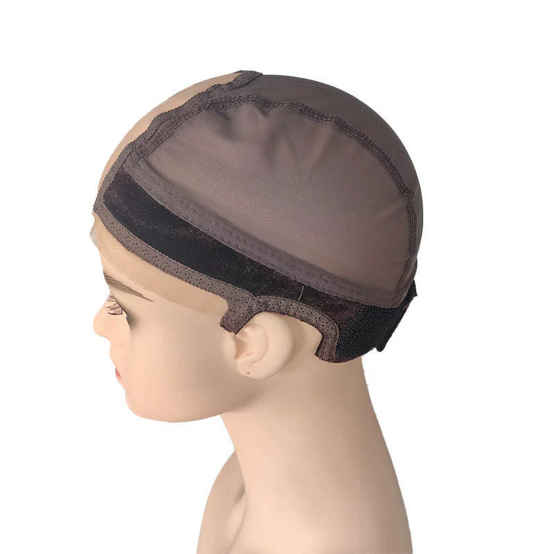 4*5인치 다크 브라운 귀 파기 메쉬 모자
